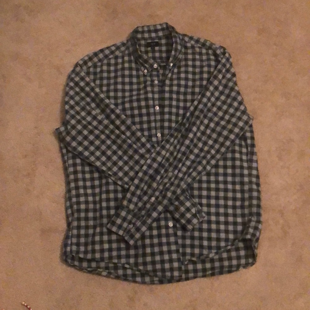 Jcrew plaid button down